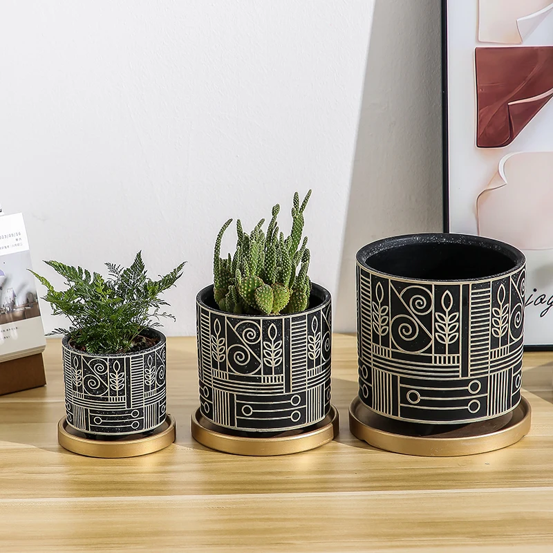 Simple Cylindrical Ceramic Flo - đánh giá và giá Snake Plant Ceramic